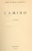 Camino - Portada de la edición I